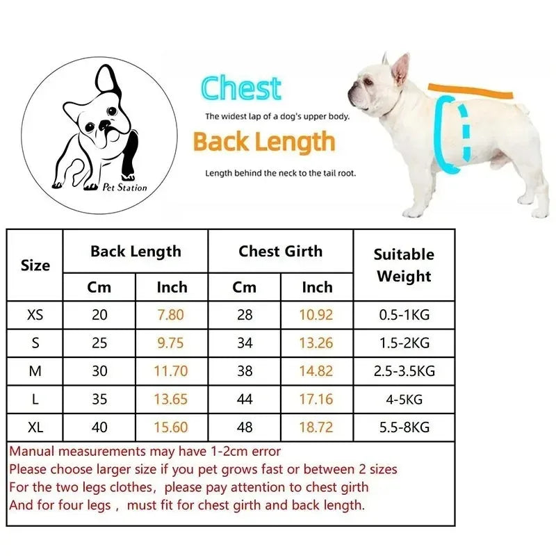 Accessori Chihuahua Abbigliamento Vestiti Cani Felpa per animali domestici