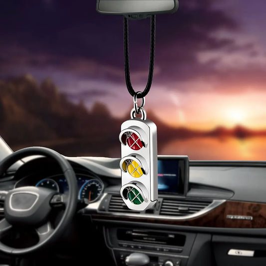 Car Pendant Traffic Lights Auto Ornaments Interior Rear View Mirror Decoration Hanging Decor Car Accessories Car Styling Gifts